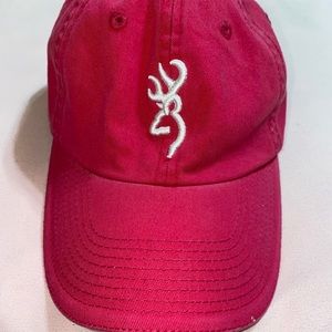 Pink Browning Cap